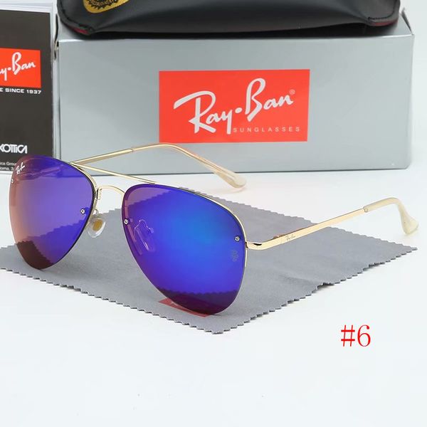 

brand designer sunglasses.luxury men and women driving sunglasses. uv400 8 colors optionals. model e3172 ray glasses, White;black