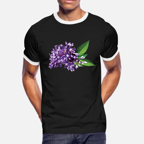 

cluster of purple lilacs t shirt men customize tee shirt euro size s-3xl slim fitness funny casual summer unique shirt