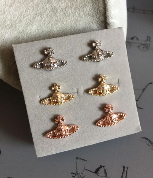 

2020 women's planet earrings satellite designer earrings, jewelry accessories for gift party epacket delivery, Golden;silver