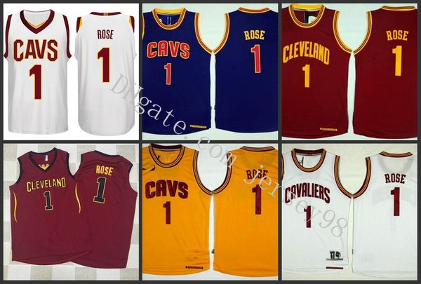 

clevelandcavaliersmen #1derrick rose fanatic orange swingman throwback jersey, Black