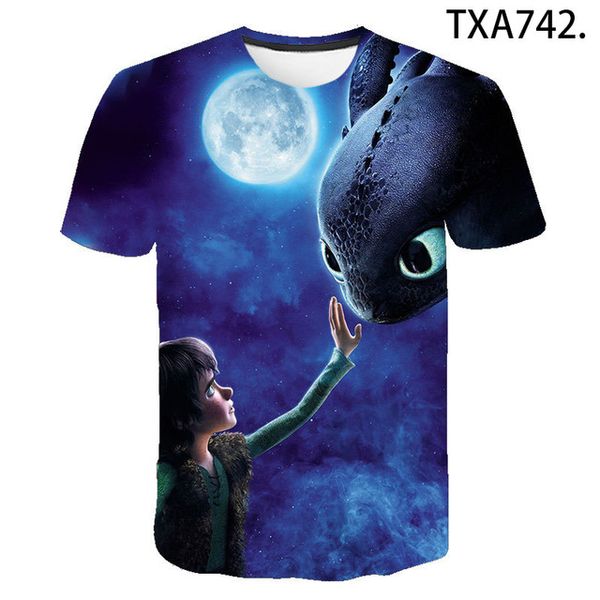 

pocket toothless how to train your dragon animal summer boy girl 3d print shirts anime humor hippie men clothing