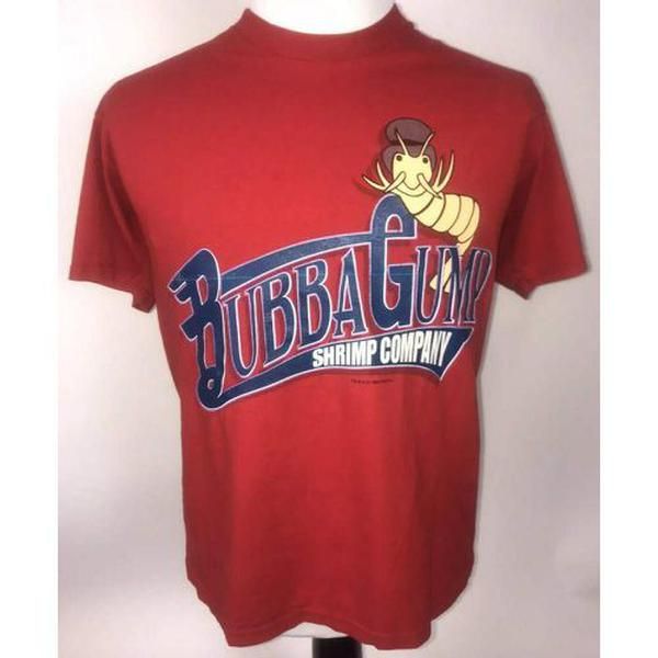 

Vintage Rare 90s 1994 Forrest Gump Bubba Gump Shrimp shirt large League leader
