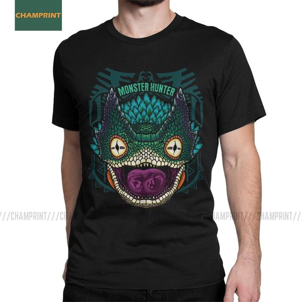 

pukei pukei monster hunter world футболки мужчины хлопок футболка rathian дракон охоты mhw игры с коротким рукавом майка для взрослых tops
