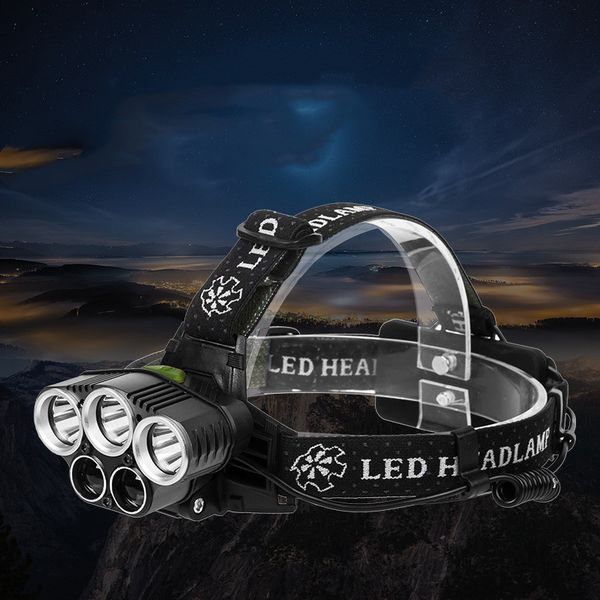

led glare charging super bright head-mounted outdoor hunting night fishing waterproof long-range 3000 meters high brightness headlights