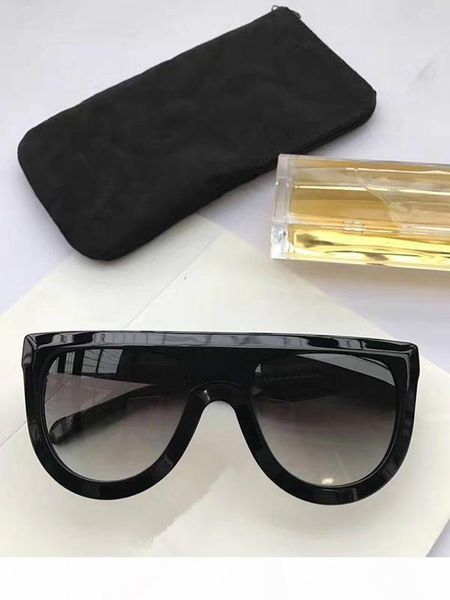 

new luxury women brand designer sunglasses ce41398 audrey goggle sunglasses wrap design model big frame leopard double color frame, White;black