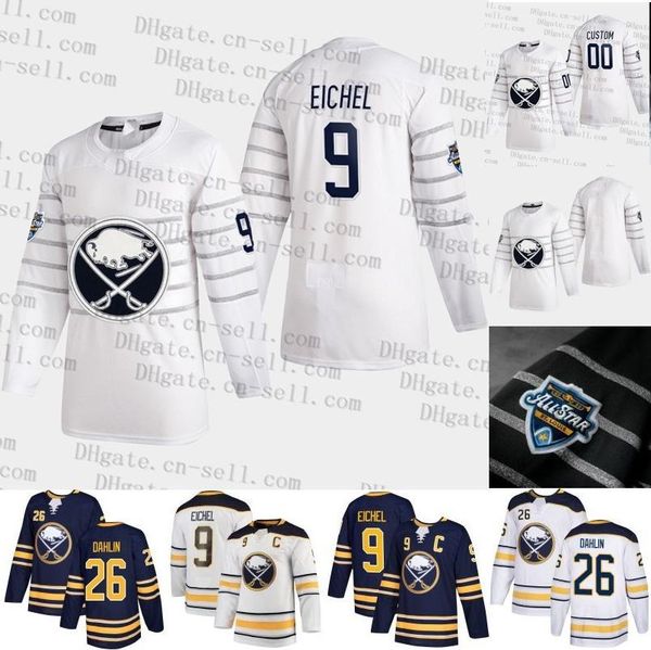 

2020 all-star jack eichel jersey 4xl sabres rasmus dahlin jeff skinner marcus johansson sam reinhart rasmus ristolainen linus ullmark, Black;red