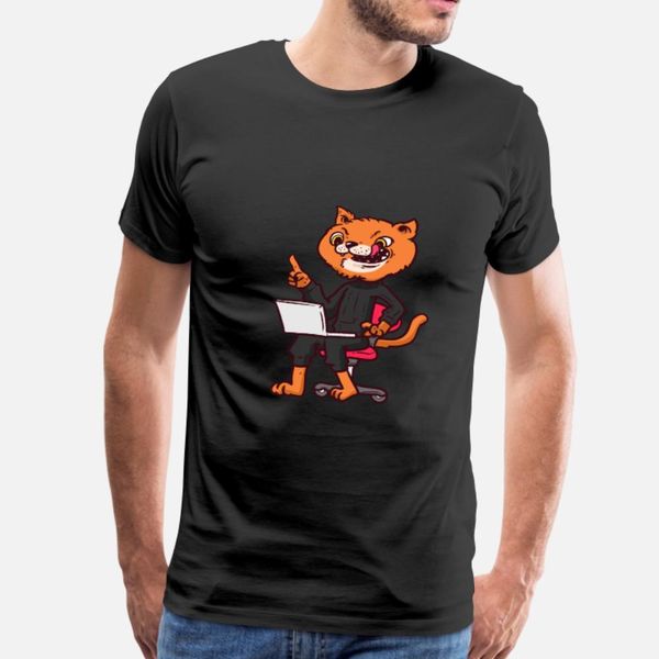 

китти хакер тенниска мужчины печататься футболка o шеи natural интересный вскользь лета стандартная рубашка