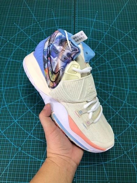 

highest quality qaulitys kyrie 6 vi taco brooklyn orange kids basketball shoes irving 6s mens trainers kyrie multicolor sports leather, Black
