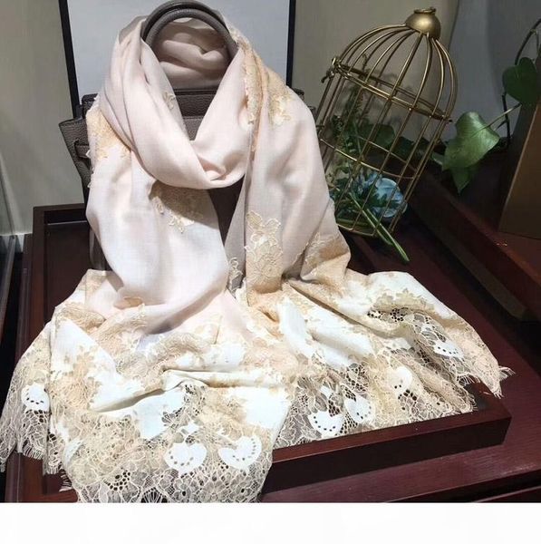

luxury scarves beautiful brand designer cashmere muffler 230*70cm long scarfs and shawls wraps pashmina lady's thick scarf female lace, Blue;gray