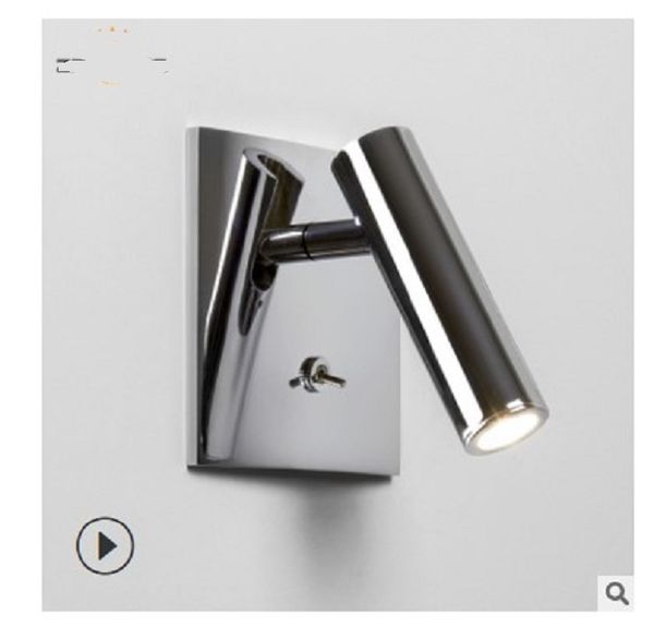 

2020 european style simple l worker headboard embedded guest room bedroom headboard led reading small wall lamp 3w