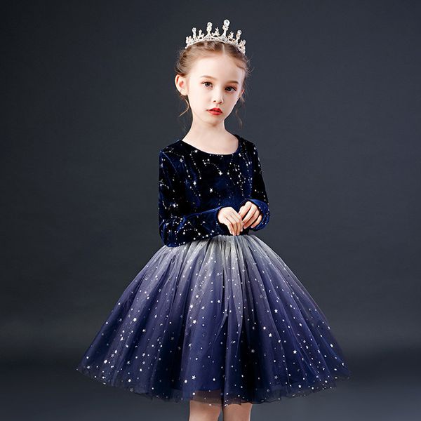 

kids dresses for girls flower tutu kids clothing elegant foral dresses for children princess party clothing, Red;yellow