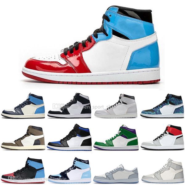 

new 1s 1 fearless high court purple white pine green black mens basketball shoes zoom white nc obsidian unc bred trainers sports sneakers