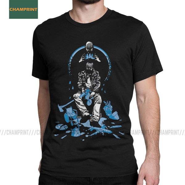 

the broken king breaking bad t-shirt men cotton t shirts walter white hank heisenberg tv show short sleeve tee new arrival
