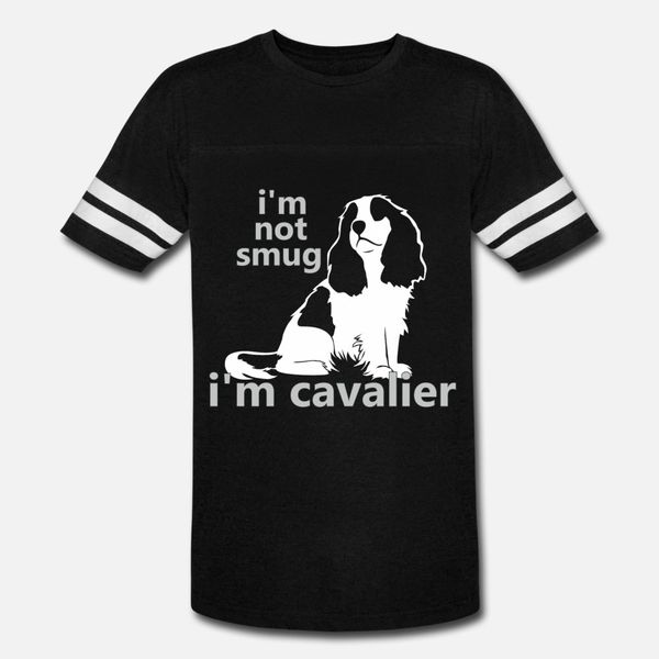 

i m not smug i m cavalier t shirt men design 100% cotton o neck pictures gift funny spring trend shirt