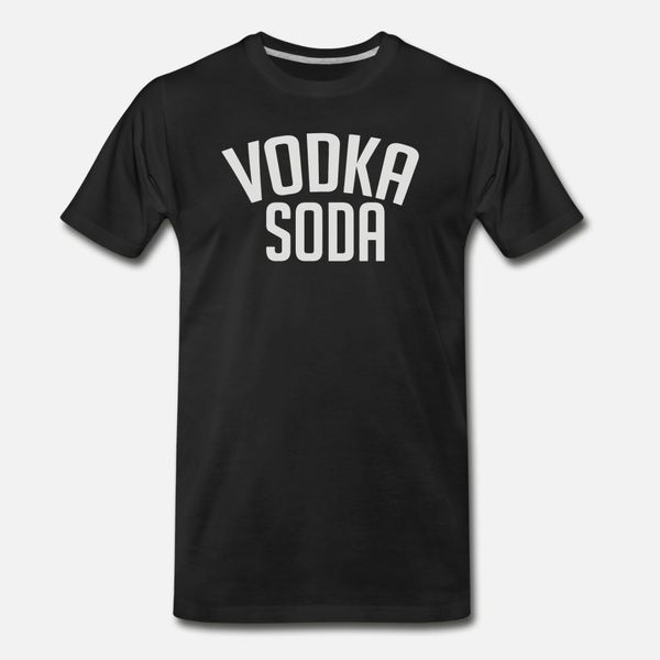 

vodka soda t shirt men designer tee shirt plus size 3xl standard famous building summer style standard shirt