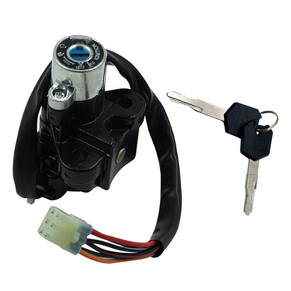 

ignition switch gas cap cover seat lock key set for suzuki gsxr600 750 k5 k6