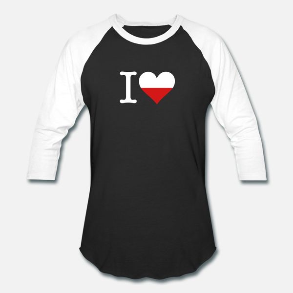 

i love poland t shirt men character tee shirt o neck solid color crazy funny summer style original shirt