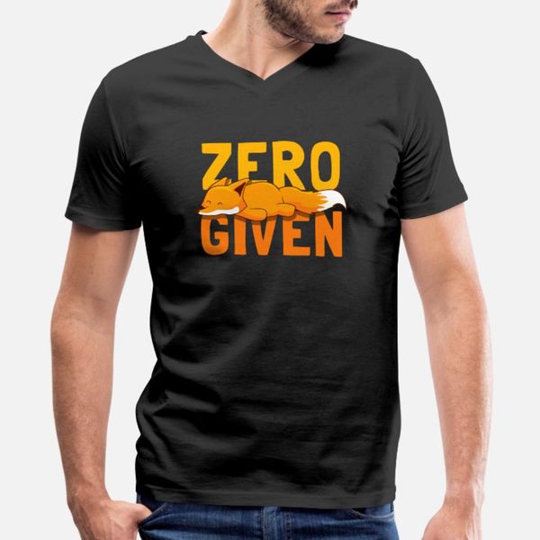 

zero fox given funny fox gift t shirt men designer 100% cotton s-3xl leisure interesting comical spring cool shirt