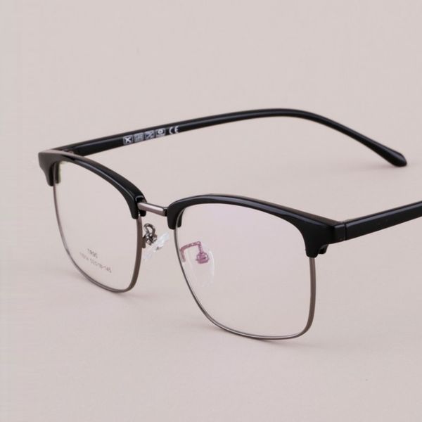 

w-140 retro square eyebrow frame tr90 eyeglasses frame for men women eyewear glasses open-ball myopia glasses reading, Black