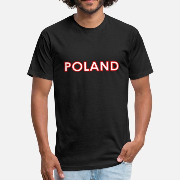 

poland polen polska national colors europe t shirt men custom short sleeve o neck male gift comical spring natural shirt