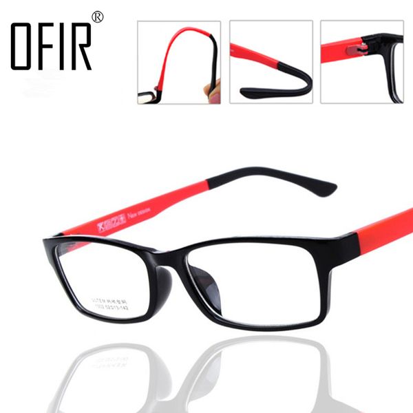 

ofir imitate tr90 optical spectacle frame ultra light myopia sports eyewear glasses frames computer eyeglasses for women, Silver