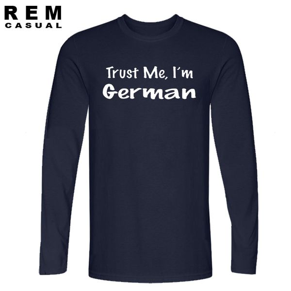 

new fashion t shirts trust me i'm german tshirts cotton pride germany oktoberfest funny long sleeve t-shirts