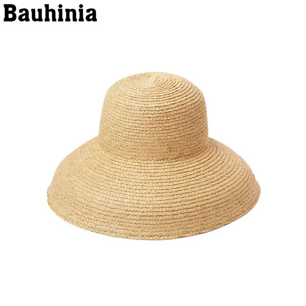 

bauhinia new popular lamp shape sun hat for women big wide brim summer beach ladies high straw hat, Blue;gray