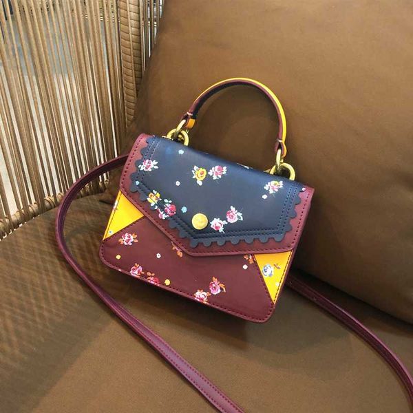 

small square bag female 2020 retro floral ornament handbag printed leather shoulder diagonal bag mini women handbags sac a main