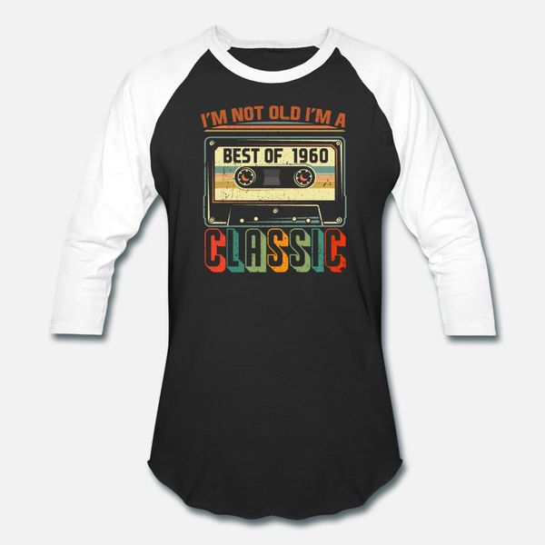 

vintage i am not old 1960 birthday 60 years t shirt men customize cotton euro size s-3xl trend loose fashion summer unique shirt