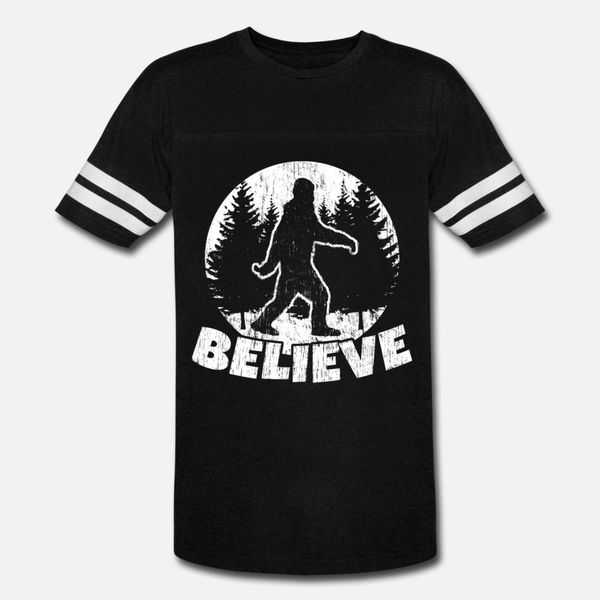 

funny sasquatch believe bigfoot t shirt men custom 100% cotton s-3xl leisure loose fashion spring autumn unique shirt