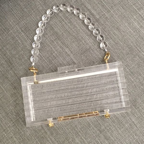 

bags for women 2020 transparent clear acrylic purses handbags bolsos designer shoulder baguette bolsa feminina evening bag
