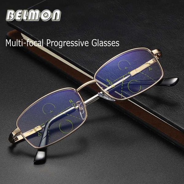 

belmon multi-focal progressive reading glasses women men presbyopic eyeglasses diopter eyewear +1.0+1.5+2.0+2.5+3.0+3.5 rs785, White;black