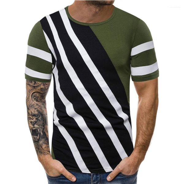 

crew neck short sleeve vintage men casual tees designer casual pure color line pallened mens shirts designer, White;black
