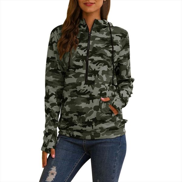 

winter women camouflage hoodies oversize women sweatshirt womens clothing hoody ladies oversized hoodie woman clothes 2020, Black