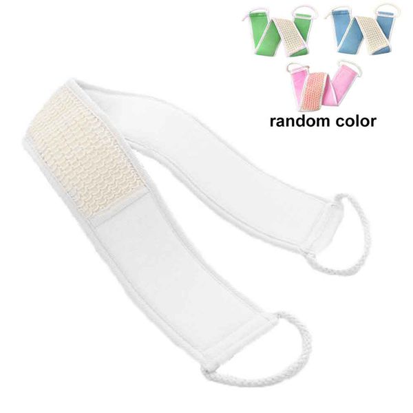 

shower cloth portable back scrubbers home bathroom bath towel with pull ring