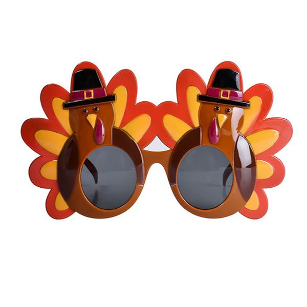 

pgraph toy thanksgiving turkey shape smooth party glasses cartoon home prop