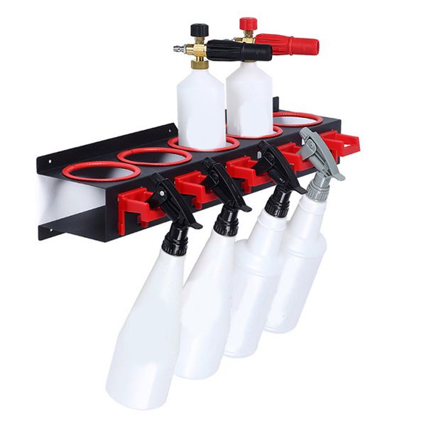 

hooks & rails spray bottle storage rack abrasive material hanging rail car beauty shop accessory display auto cleaning detailing tools hange