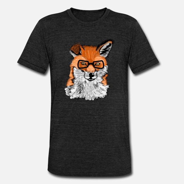 

fox hipster t shirt men personalized 100% cotton s-xxxl pictures fitness funny spring novelty shirt