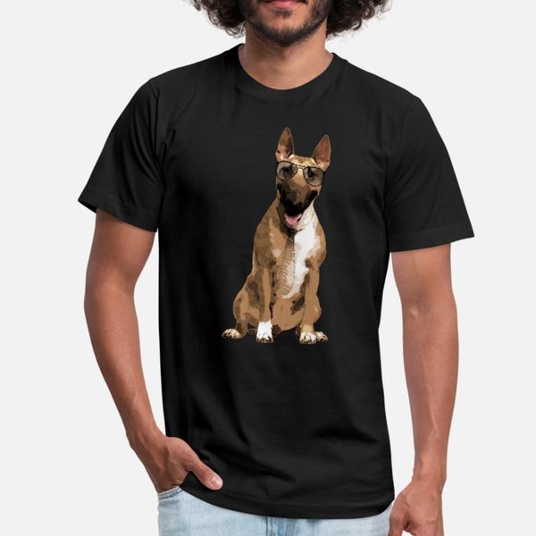 

тенниска мужчины бультерьер булли характер короткий рукав s-3xl шаблон сумасшедший смешной весна урожай рубашка