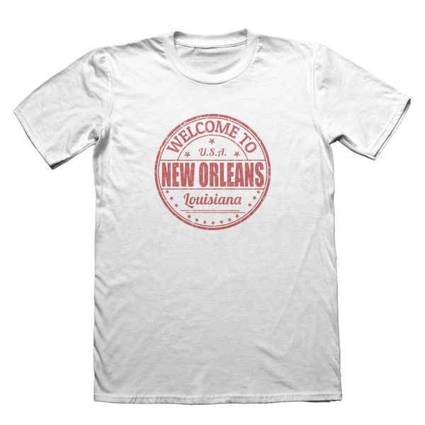 

2019 summer o-neck tee shirt new orleans louisiana usa design t-shirt - funny mens gift t-shirt