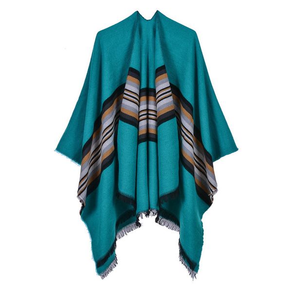 

new 2020 hijab scarf bandana women polyester acrylic winter shawl ponchos and capes foulard femme scarves blanket, Blue;gray