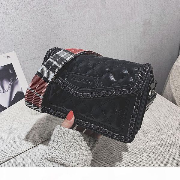 

designer- fashion plaid women leather bag women messenger bags vintage shoulder crossbody bag designer handbag nuoerxiu 12