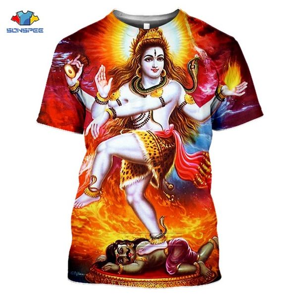 

anime sport men lord shiva homme 3d print shirts horror humor graphic men clothing