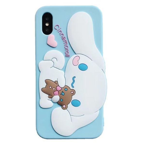 

cgjxs3d cartoon soft silicone cover my melody twin stars coque rabbit phone case for iphone 11 pro xs max xr x 8 plus