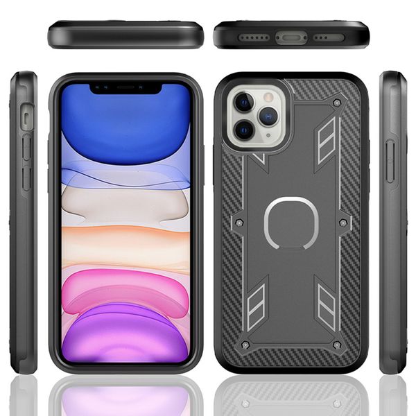 caso Armadura híbrido para LG STYLO 6 K31 / ARISTO 5 K51 caso TPU PC 2 em 1 mobile cover acessórios do telefone