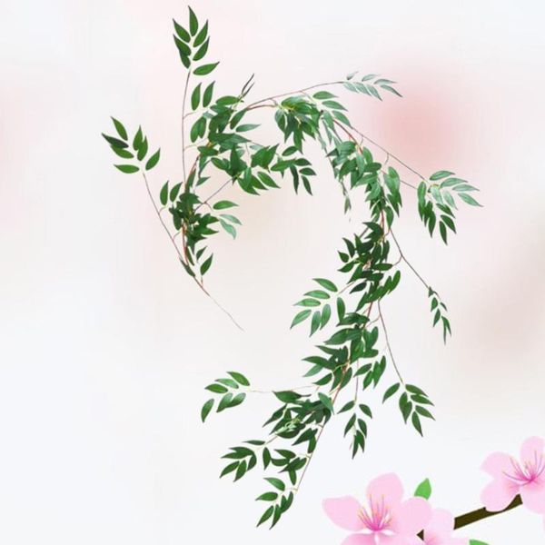 

1pc simulation rattan willow branch shape nontoxic 1.7m backdrop vines for stage