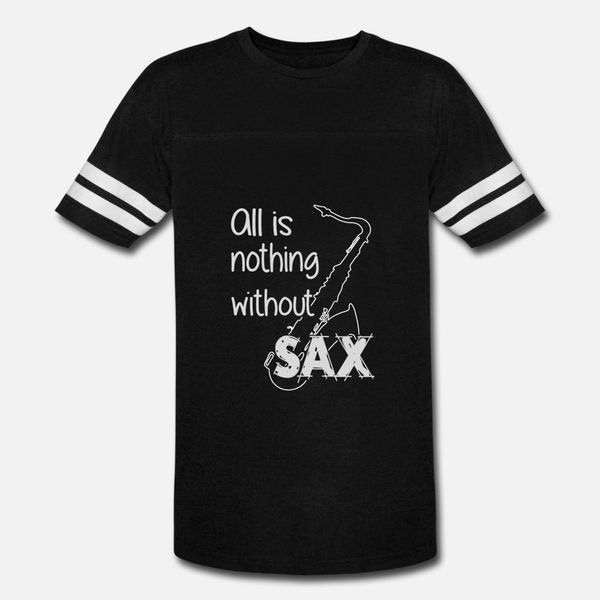 

all is nothing without sax t shirt men create cotton o neck fit graphic casual spring autumn letters shirt