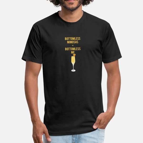 

bottomless mimosa bottomless me t shirt men knitted tee shirt plus size 3xl unique crazy casual summer pictures shirt
