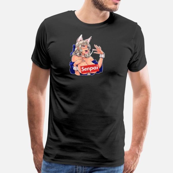 

сенпай hentai sexy anime girl i otaku graphic t shirt мужчины конструктора с коротким рукавом o-образным вырезом мужские против морщин смешн
