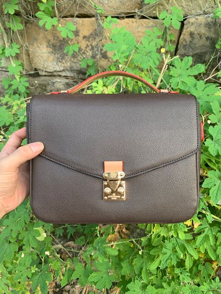 

women designer handbag messenger bag oxidizing leather pochette metis elegant shoulder bags crossbody bags shopping purse clutches 40780